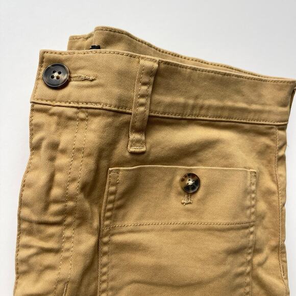 J. Crew Tan Ankle Cropped Pants Relaxed Fit - Picture 5 of 7